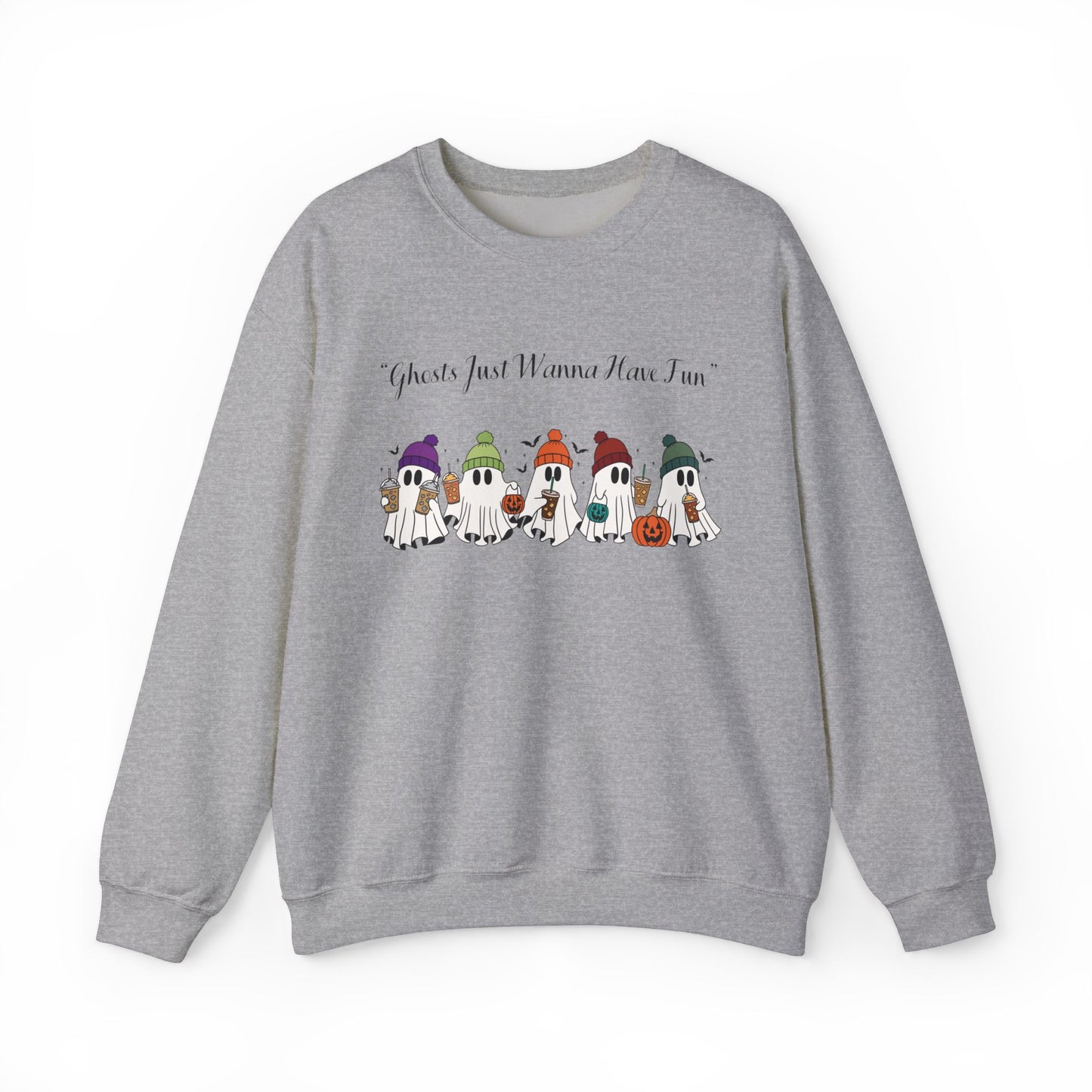 Ghosts Having Fun Crewneck Sweatshirt