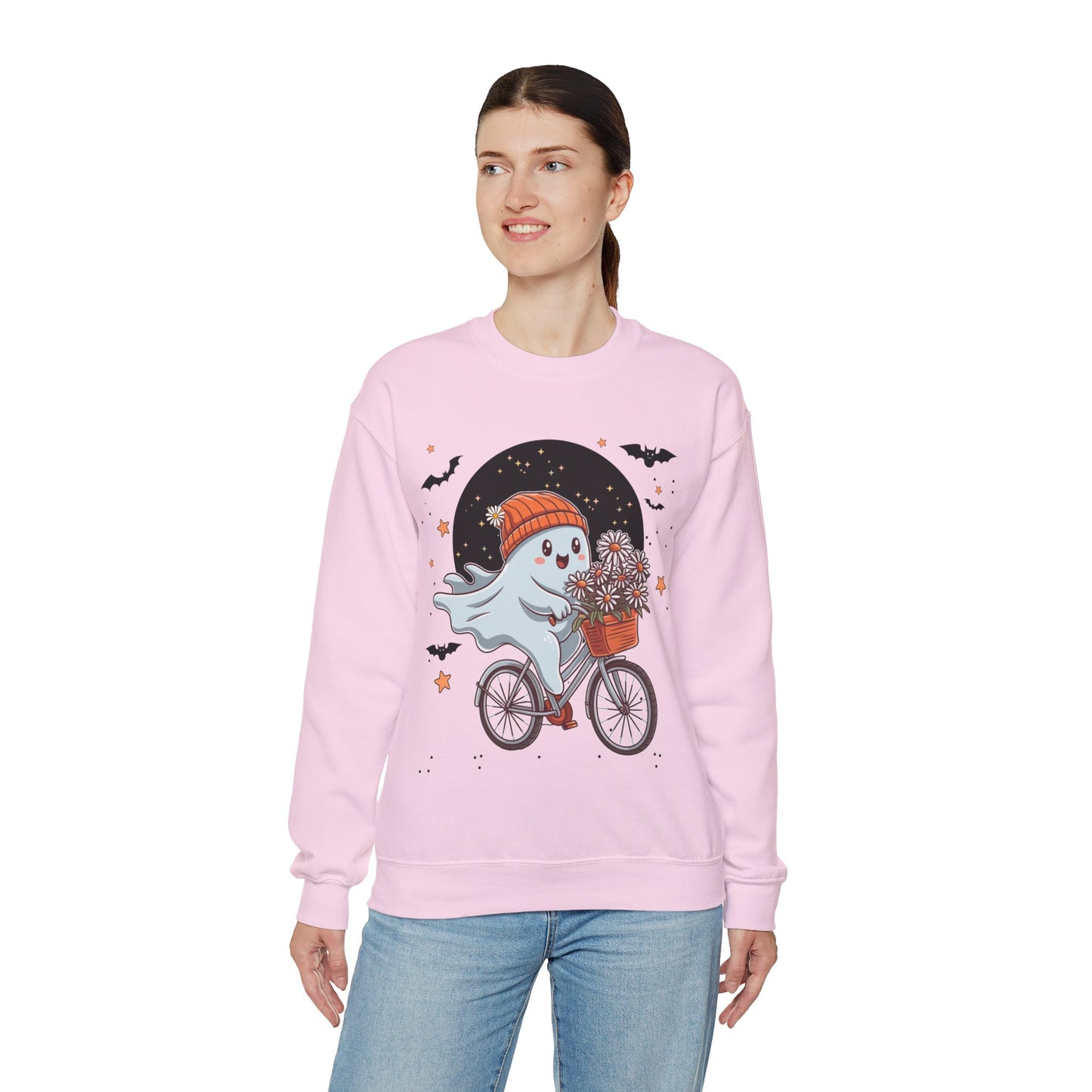 Bicycle Ghost Crewneck Sweatshirt