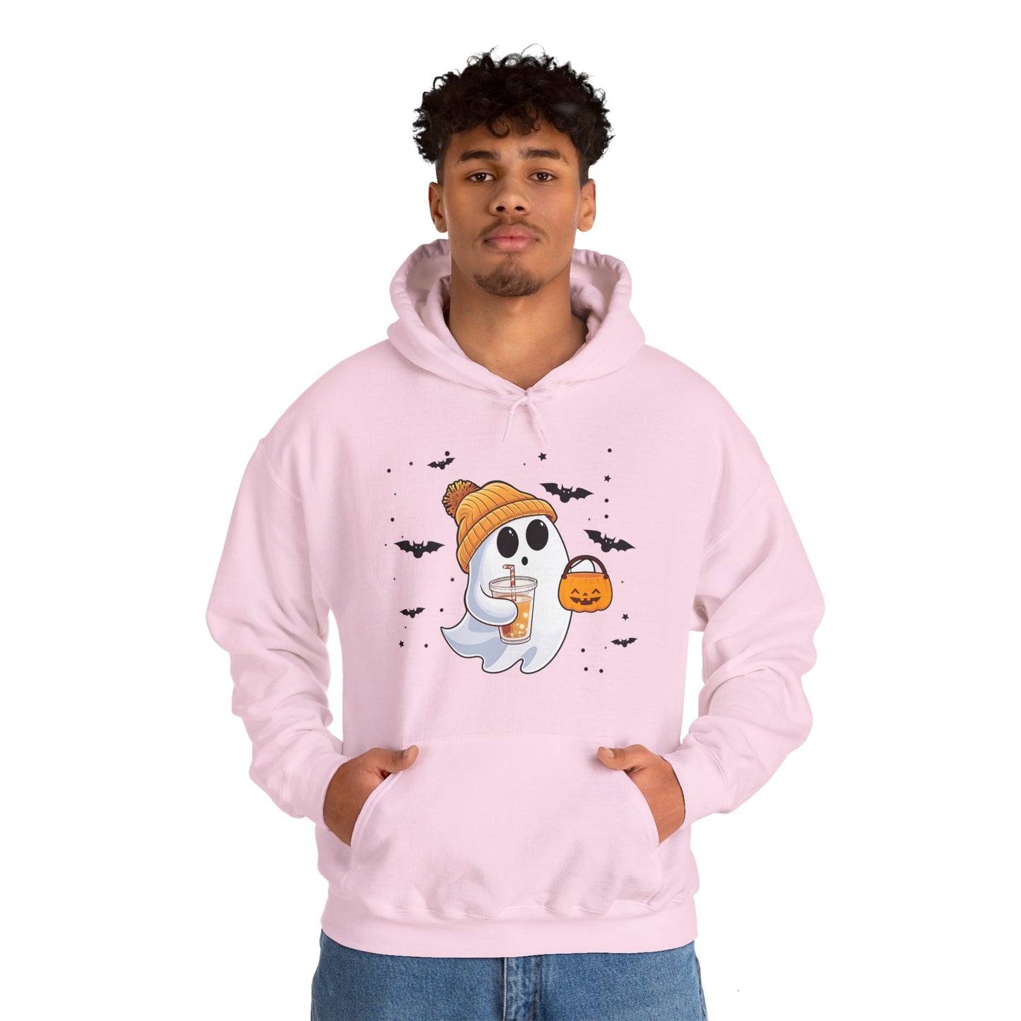 Trick or Treat Ghost Unisex Hooded Sweatshirt