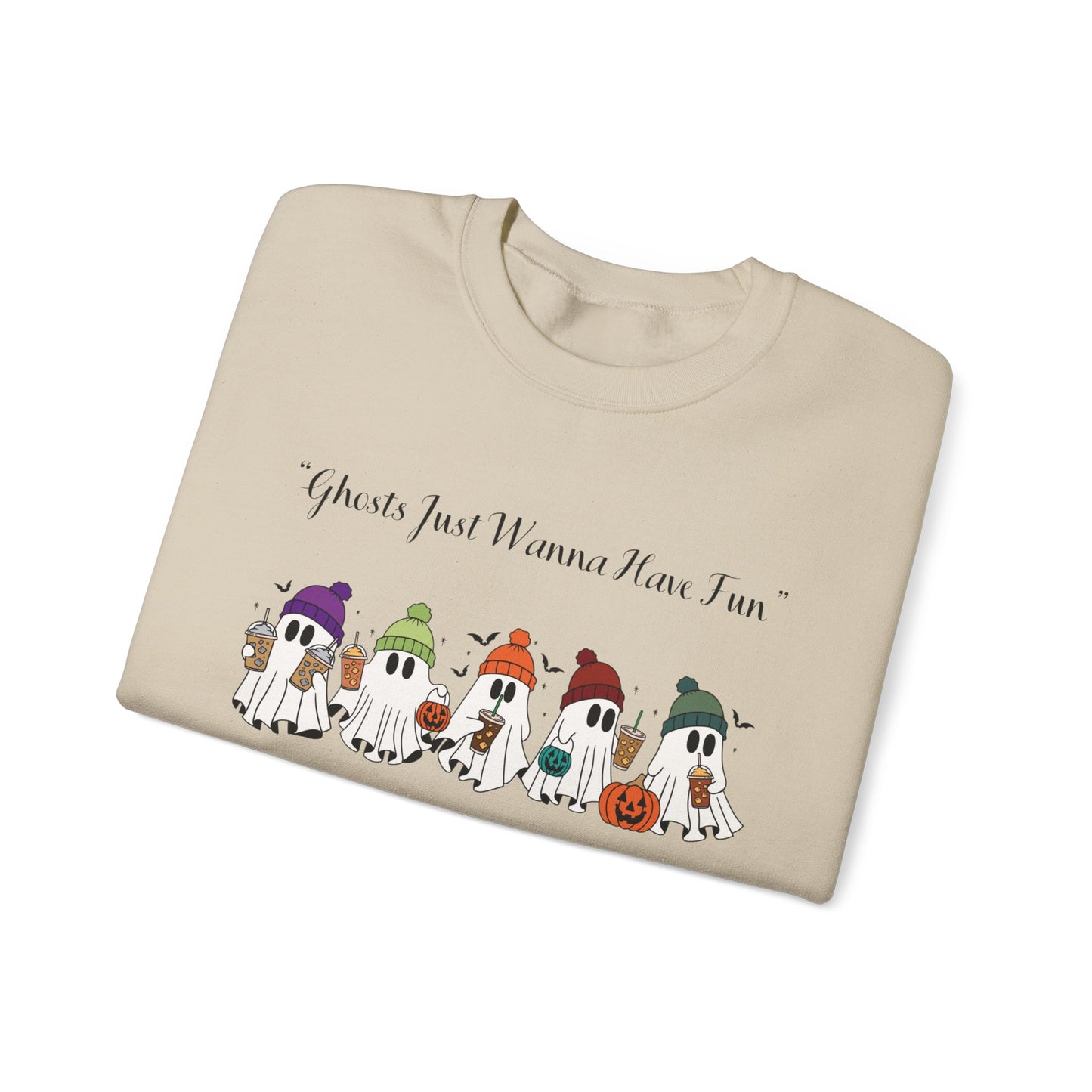 Ghosts Having Fun Crewneck Sweatshirt