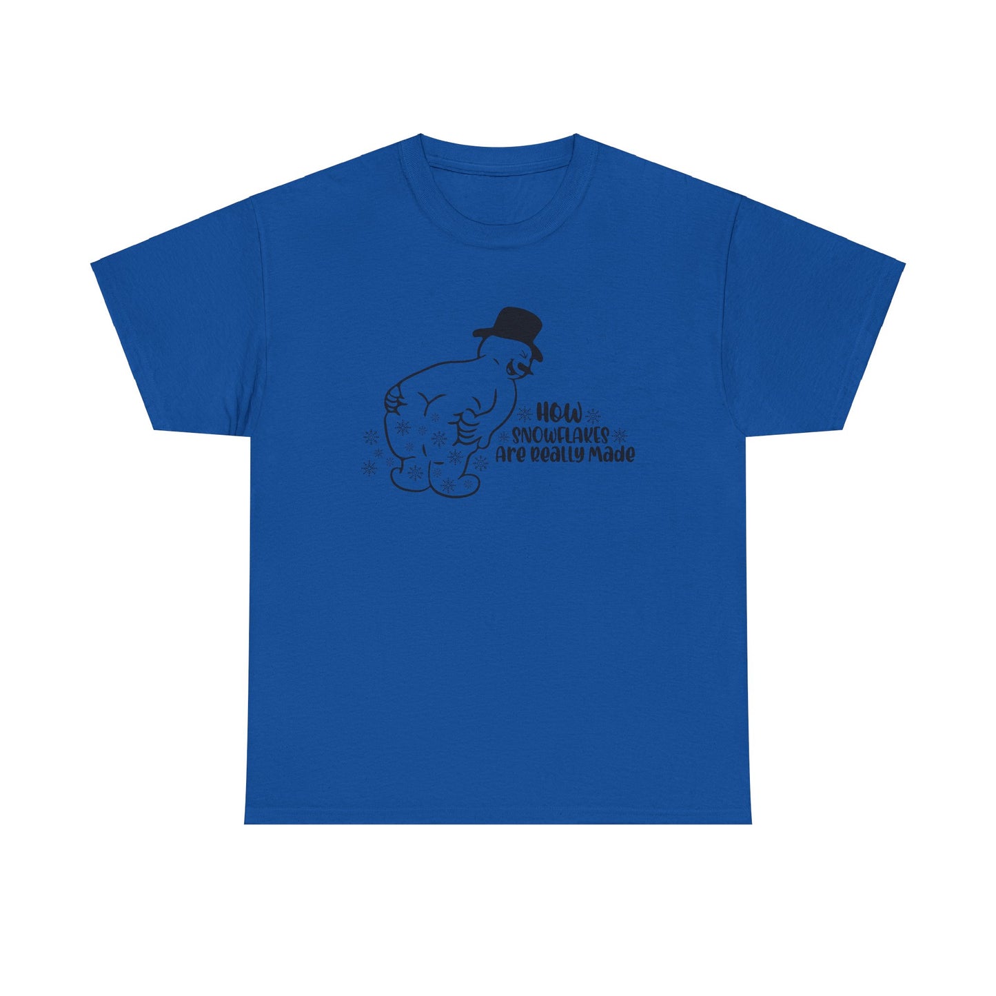 How snowflakes are really made Unisex Heavy Cotton Tee