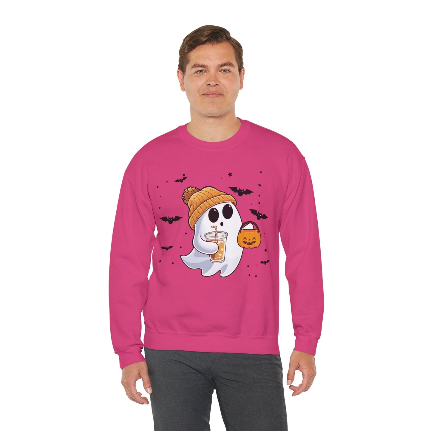 Trick of Treat Ghost Crewneck Sweatshirt