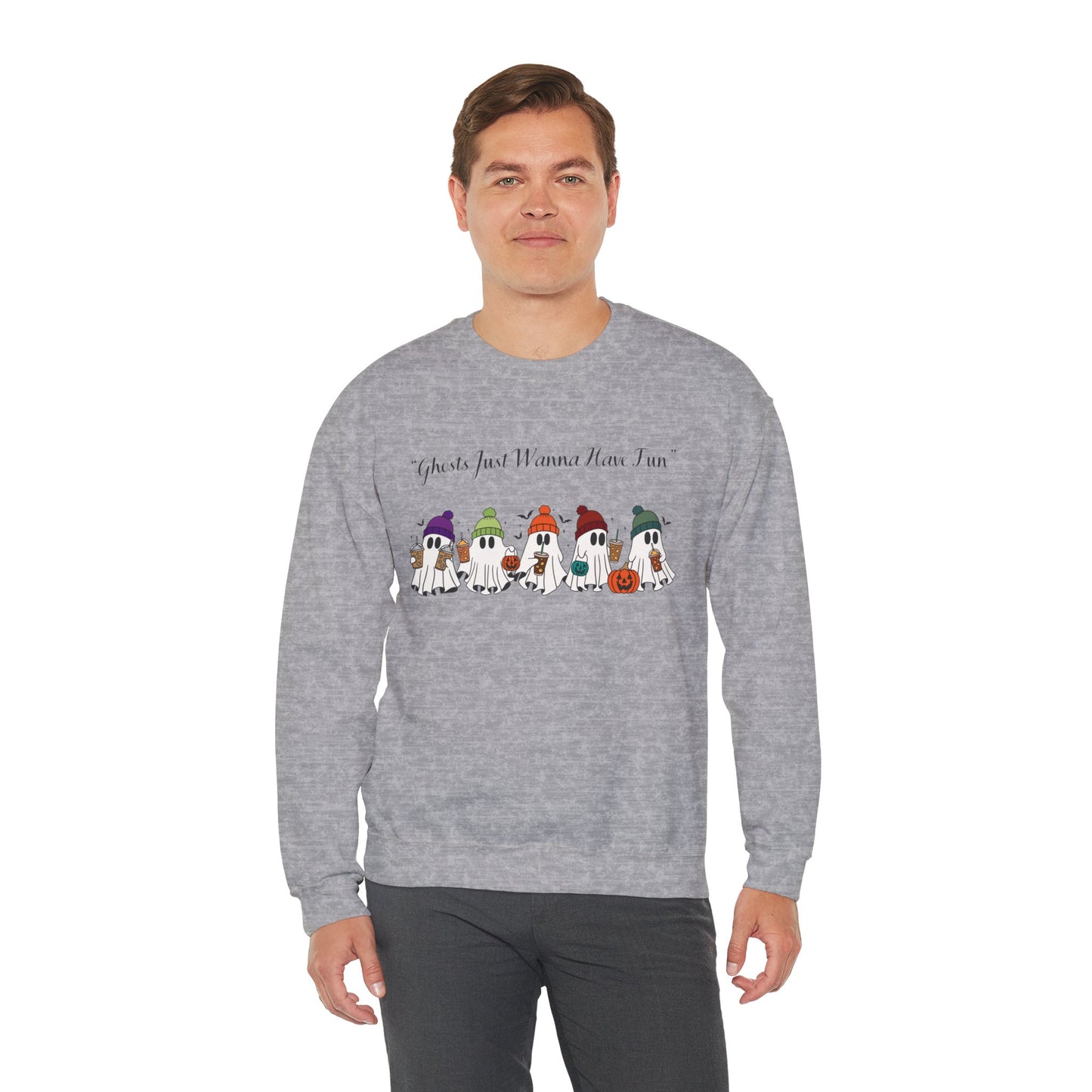 Ghosts Having Fun Crewneck Sweatshirt