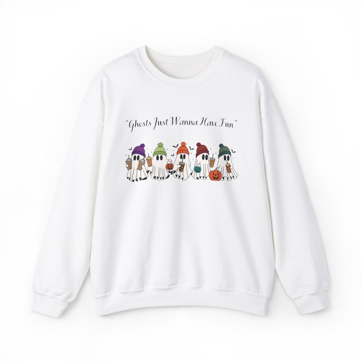 Ghosts Having Fun Crewneck Sweatshirt