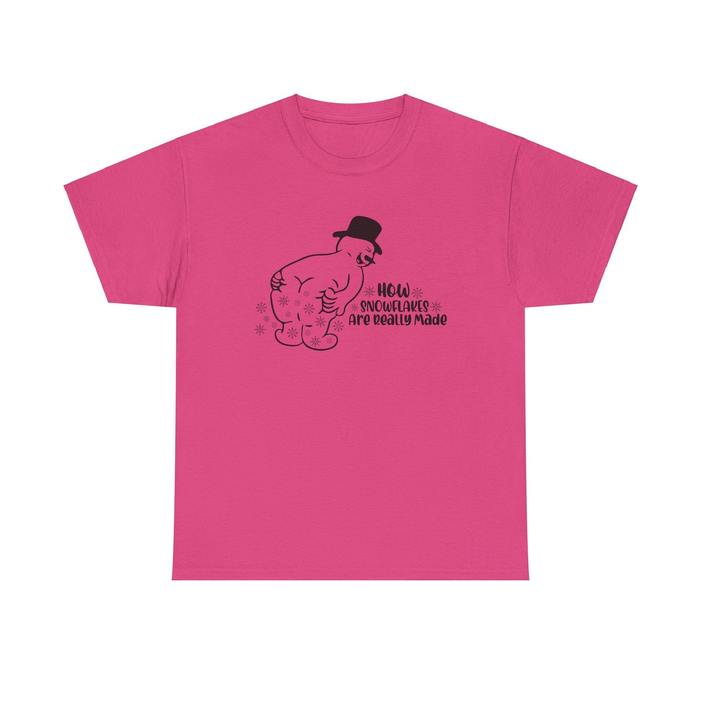 How snowflakes are really made Unisex Heavy Cotton Tee