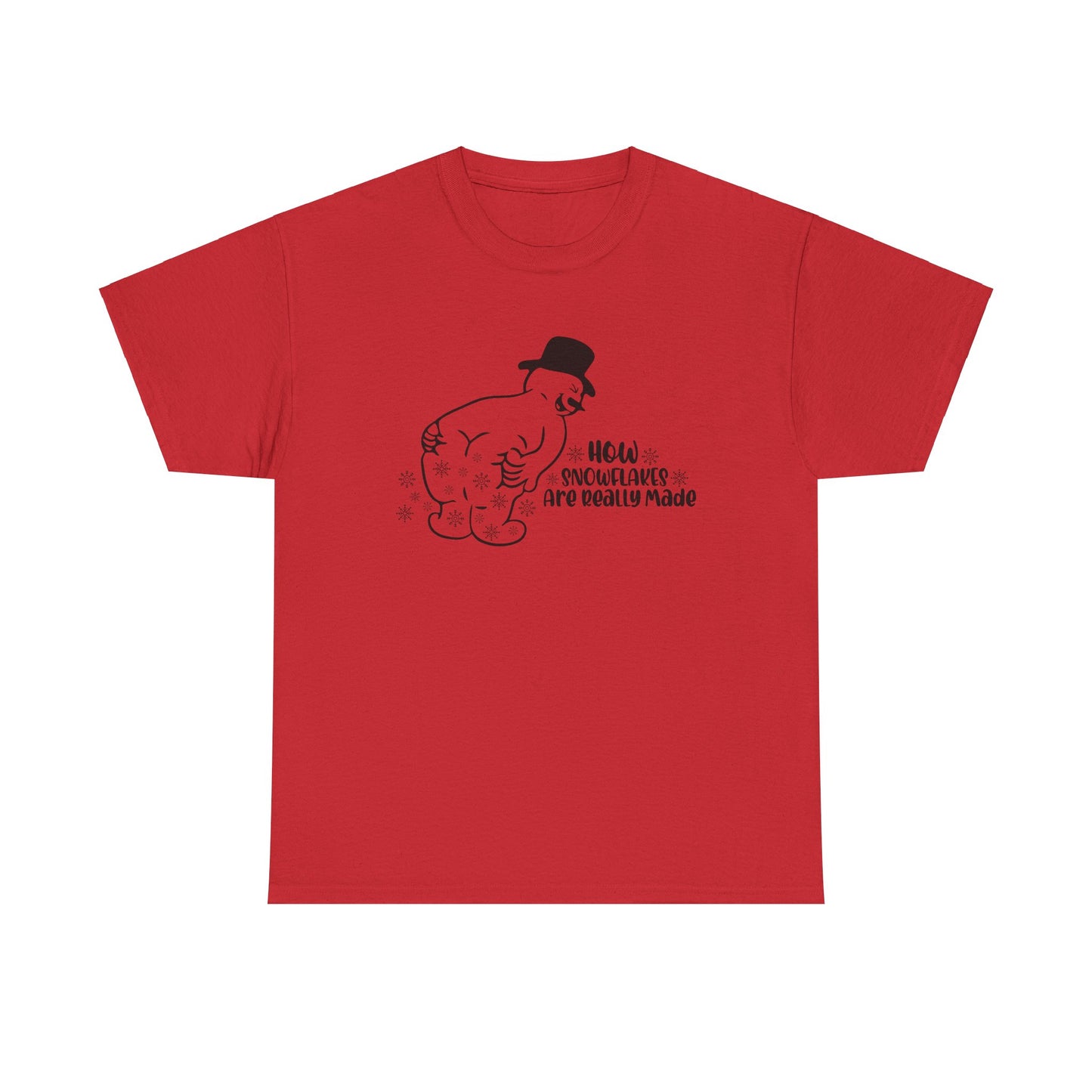 How snowflakes are really made Unisex Heavy Cotton Tee