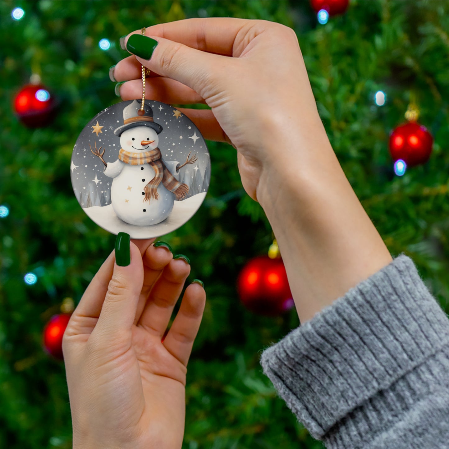 Snowman Christmas Ornament