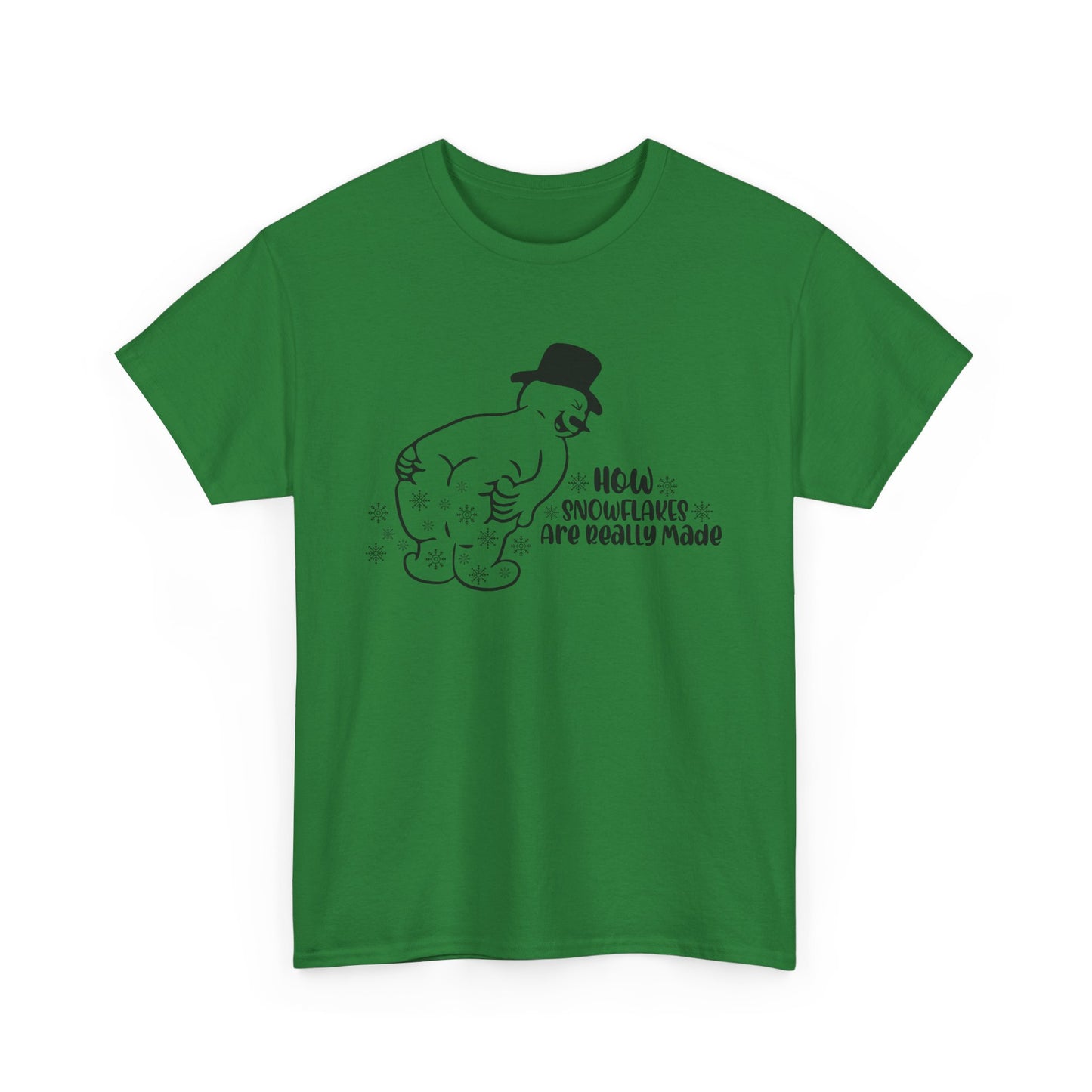 How snowflakes are really made Unisex Heavy Cotton Tee