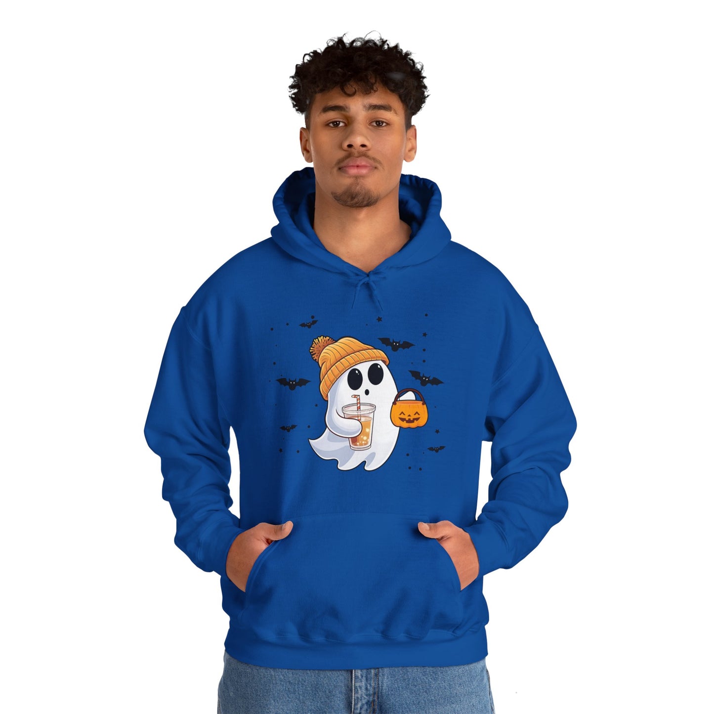 Trick or Treat Ghost Unisex Hooded Sweatshirt