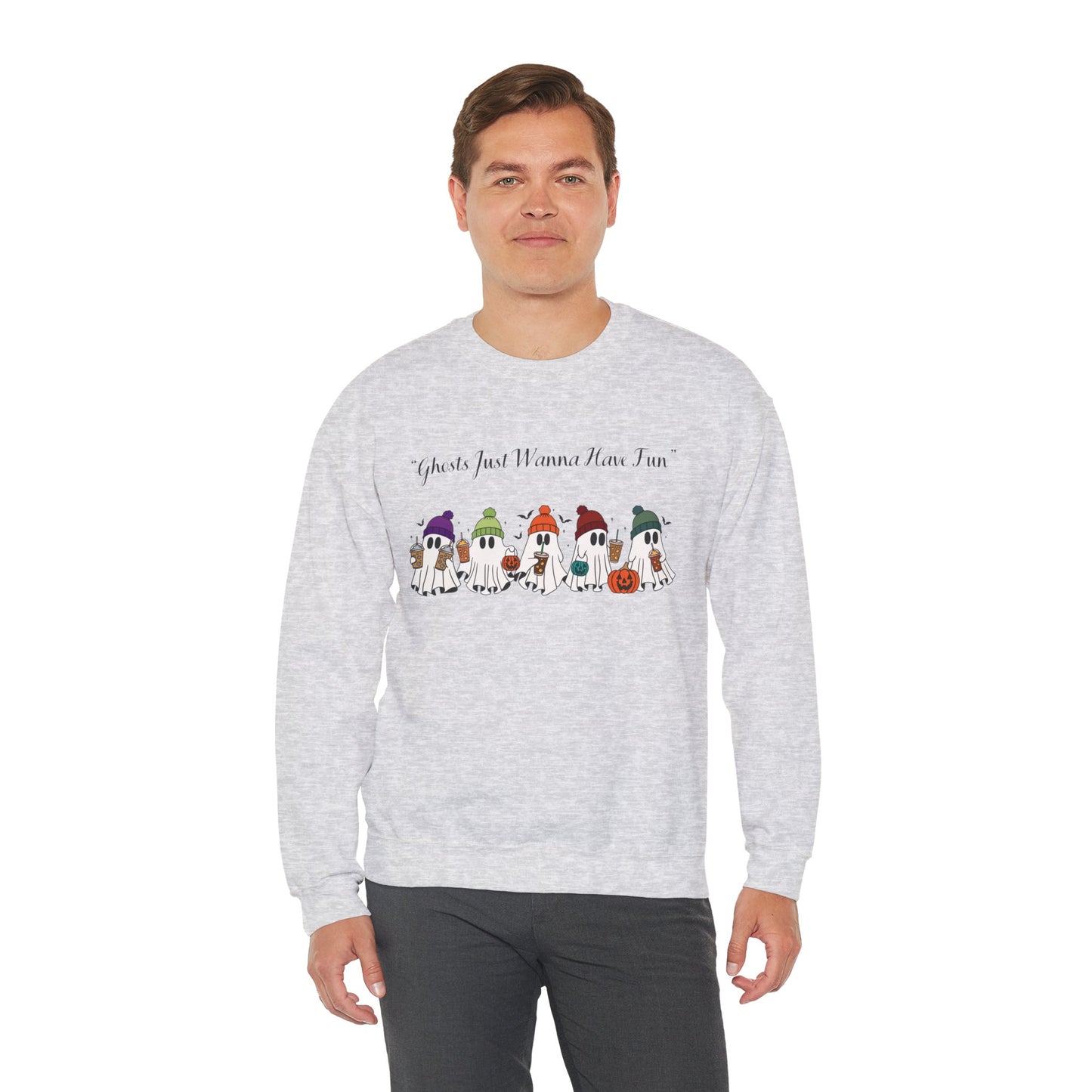 Ghosts Having Fun Crewneck Sweatshirt