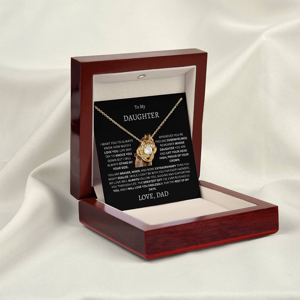To My Daughter (Dad's Love Necklace)