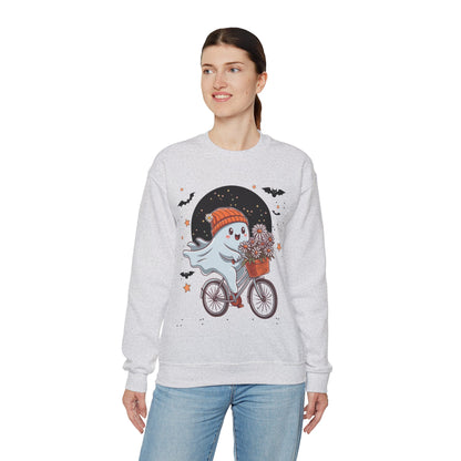 Bicycle Ghost Crewneck Sweatshirt