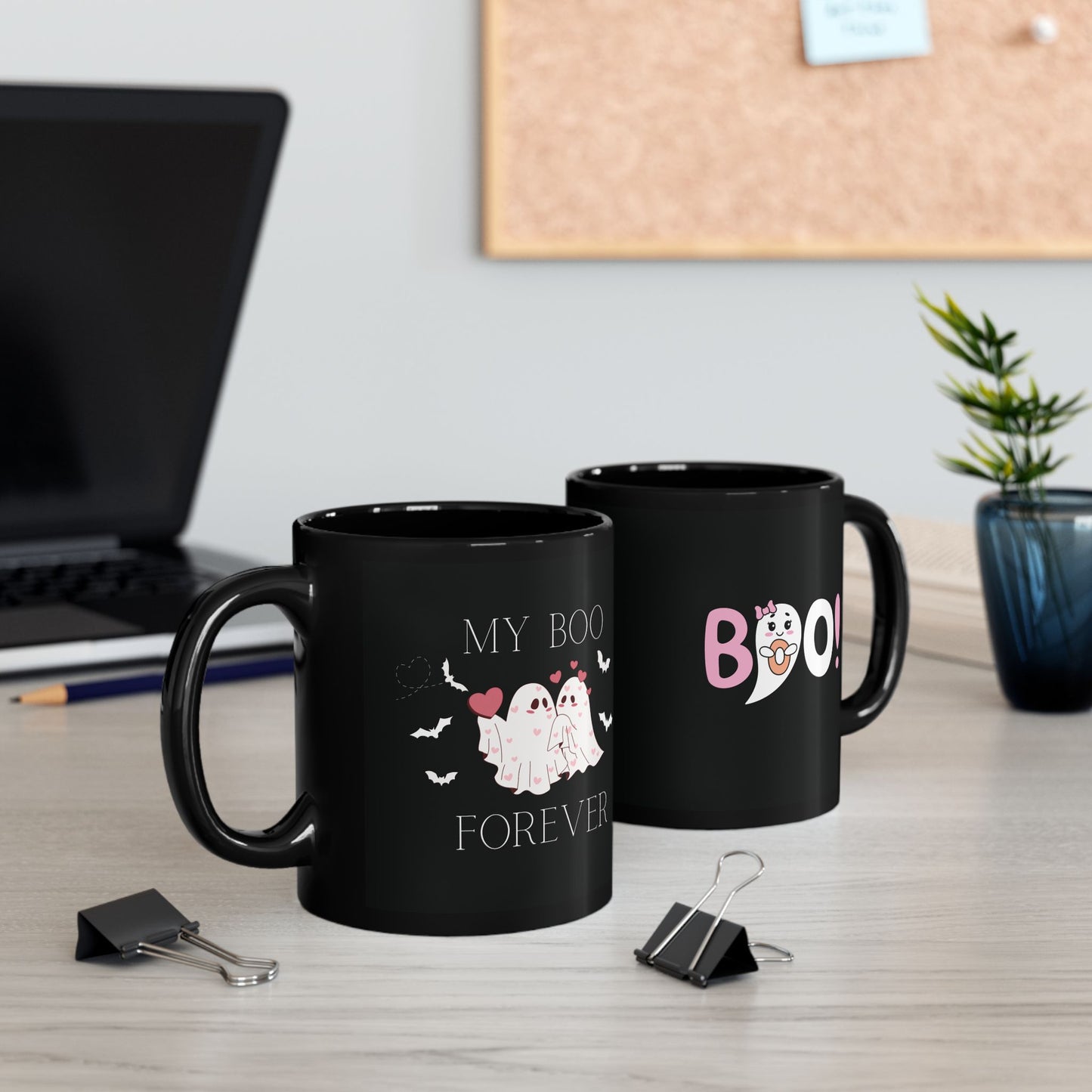 Black Boo Mug 11oz