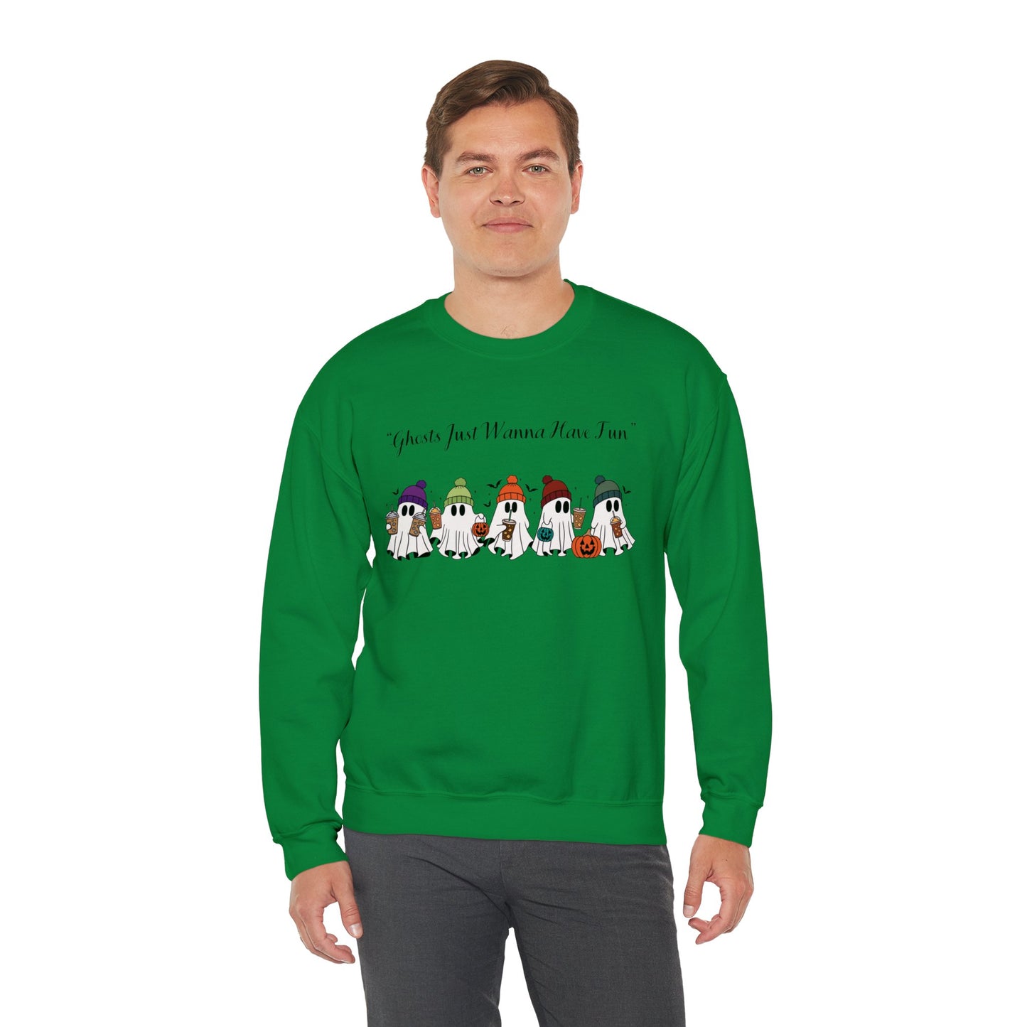 Ghosts Having Fun Crewneck Sweatshirt