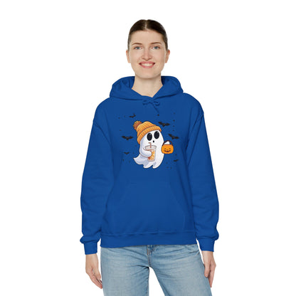 Trick or Treat Ghost Unisex Hooded Sweatshirt