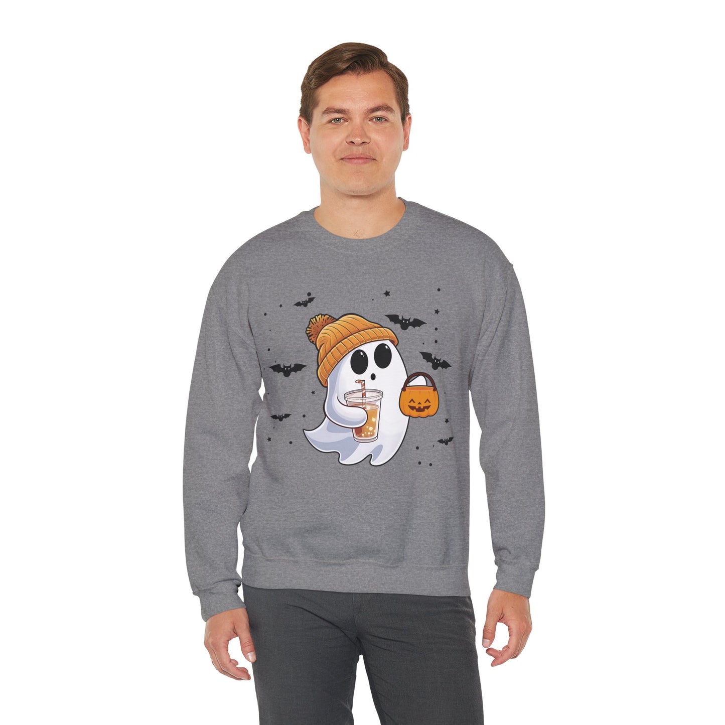 Trick of Treat Ghost Crewneck Sweatshirt