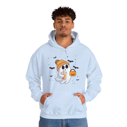 Trick or Treat Ghost Unisex Hooded Sweatshirt