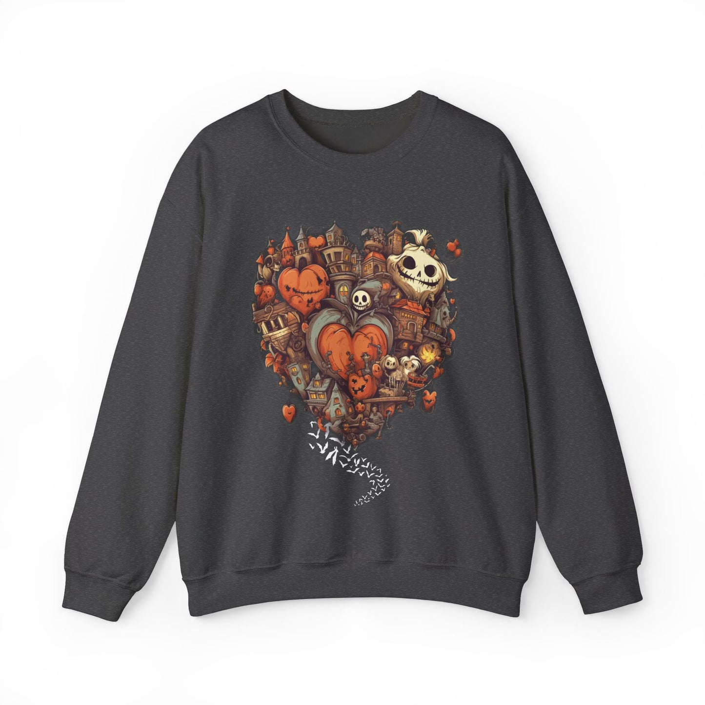 Halloween Heart Crewneck Sweatshirt