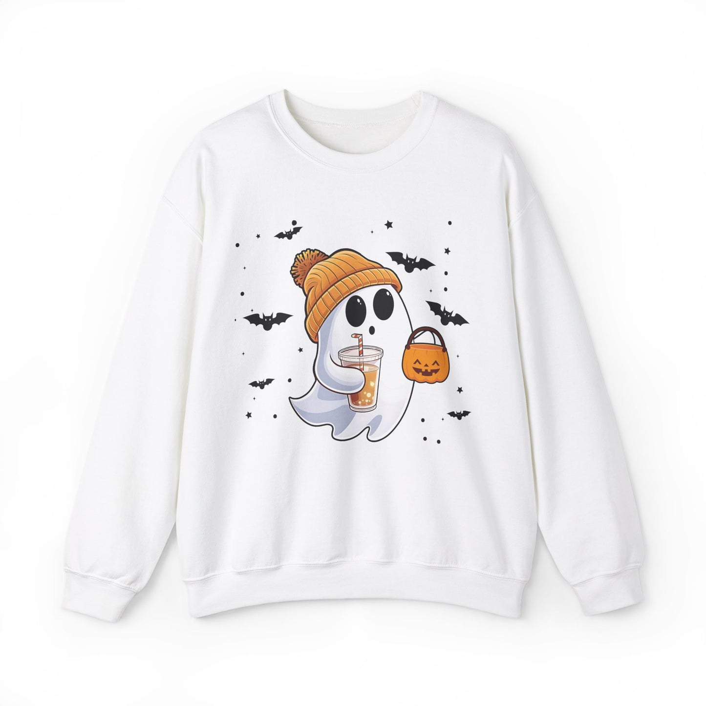 Trick of Treat Ghost Crewneck Sweatshirt