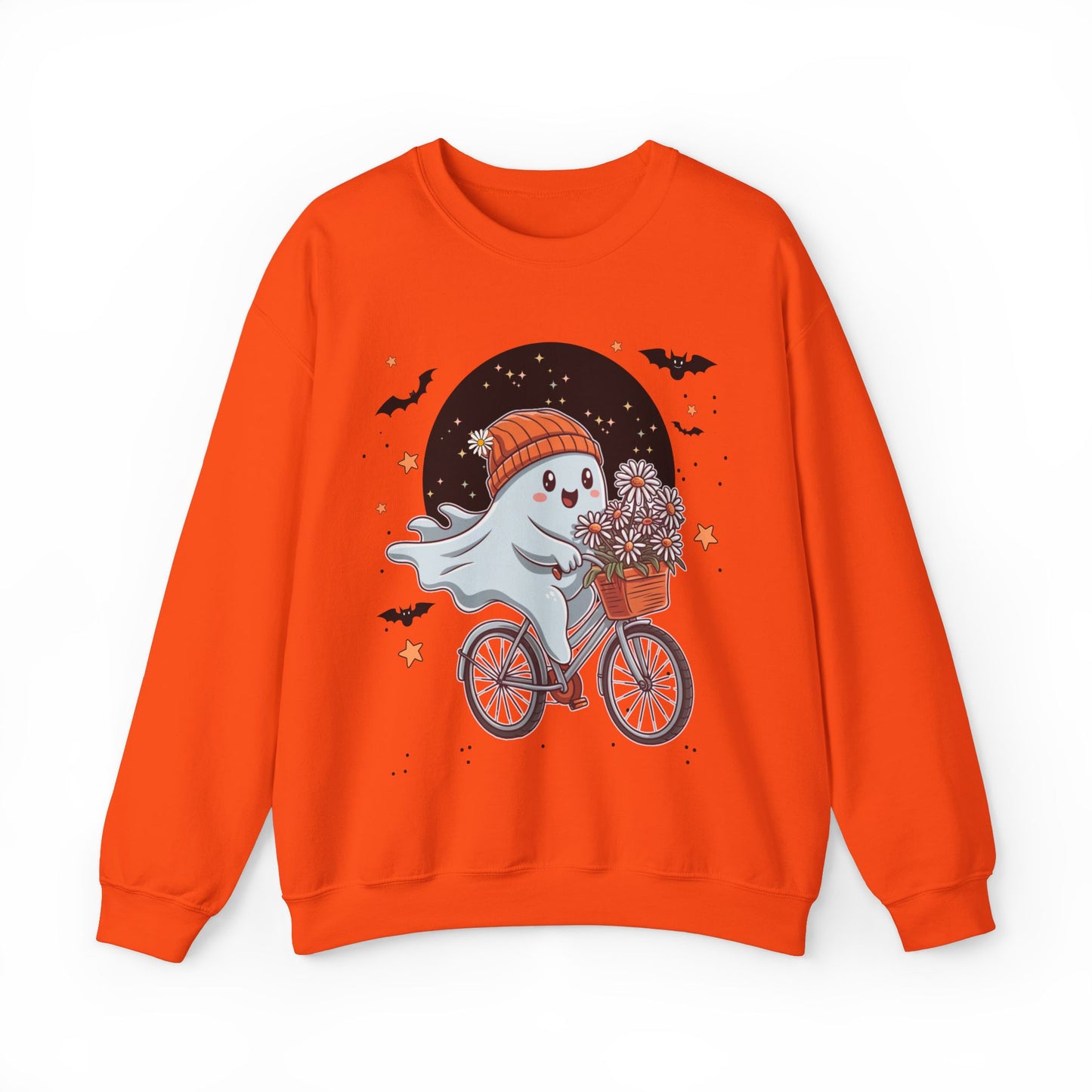 Bicycle Ghost Crewneck Sweatshirt