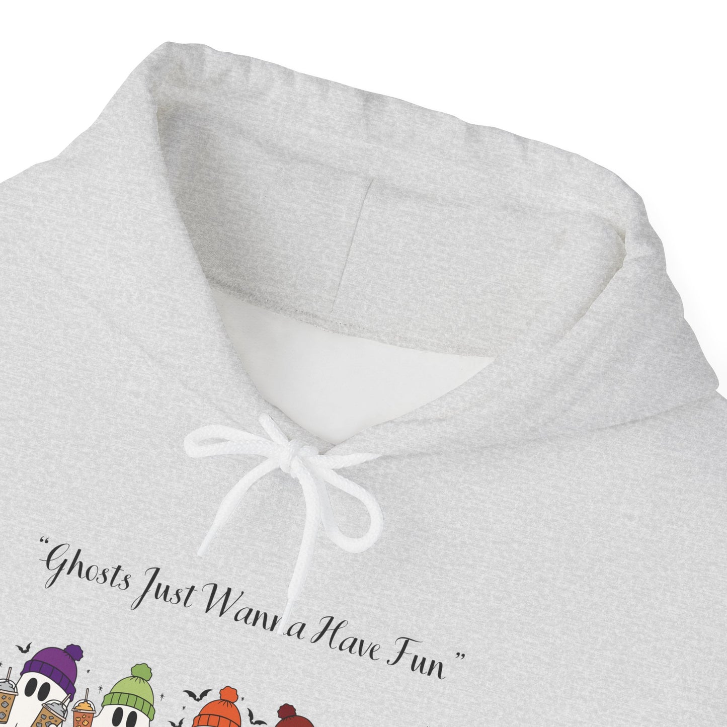 Ghosts Having Fun Unisex Hooded Sweatshirt