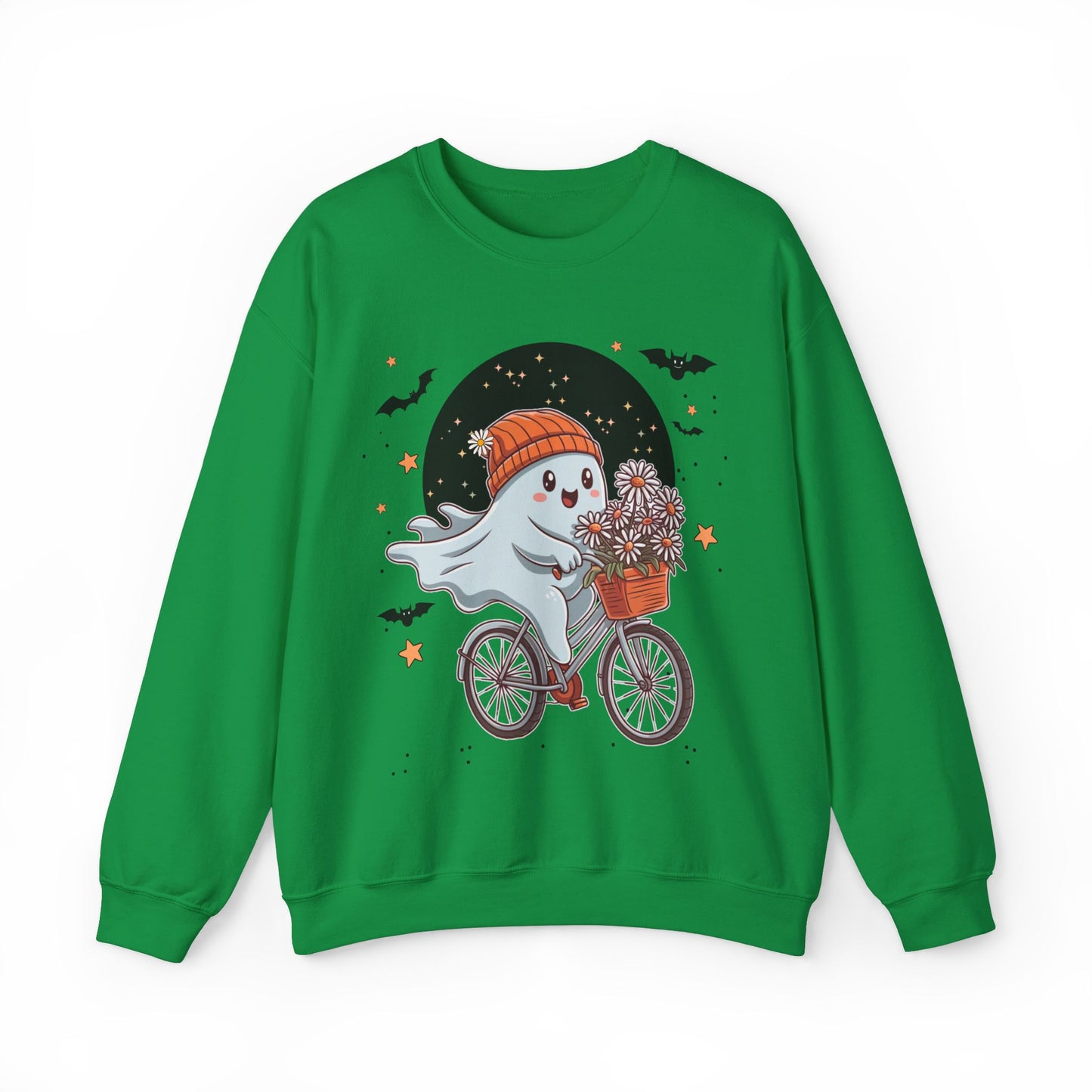 Bicycle Ghost Crewneck Sweatshirt