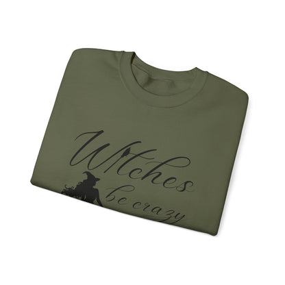 Witches Be Crazy Crewneck Sweatshirt