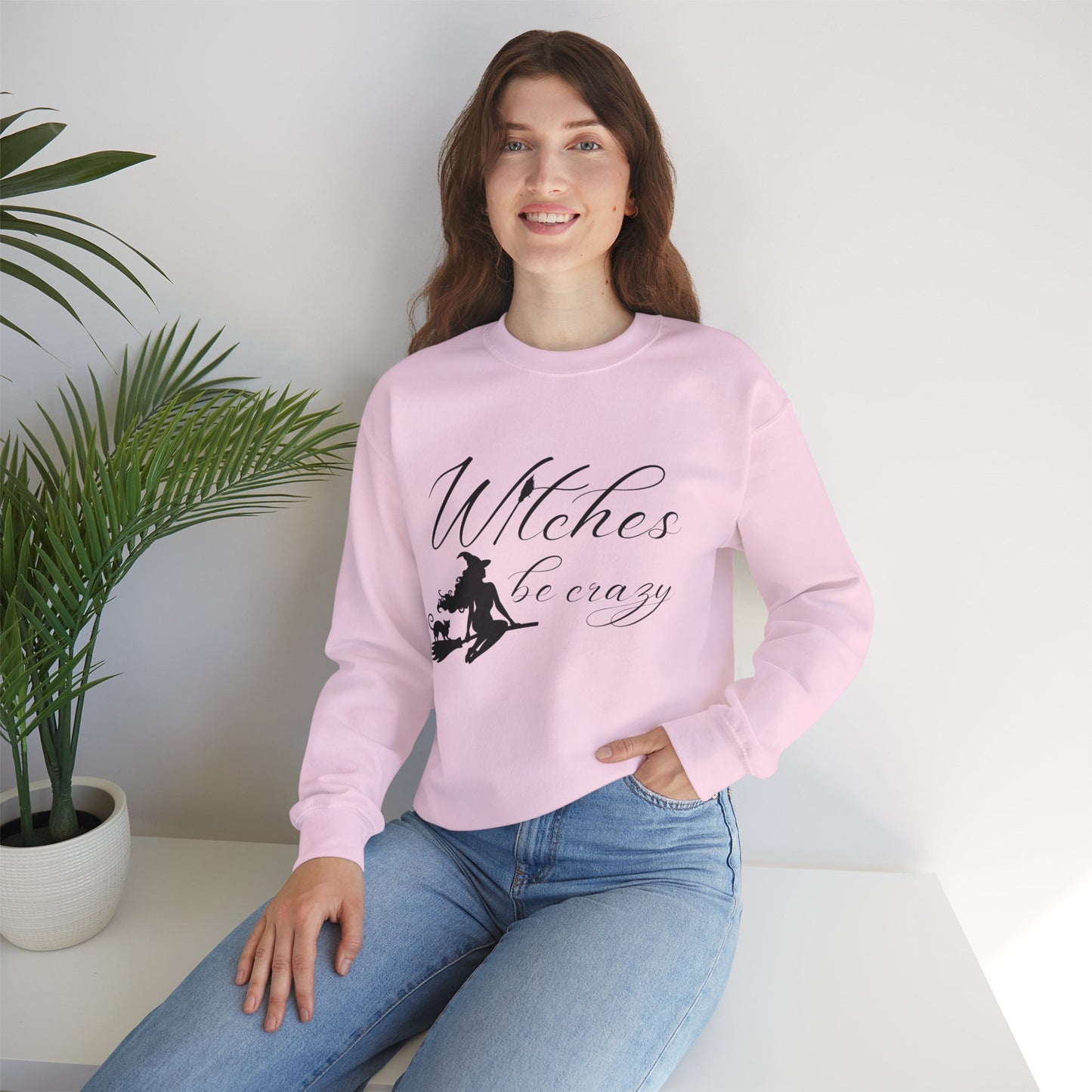 Witches Be Crazy Crewneck Sweatshirt