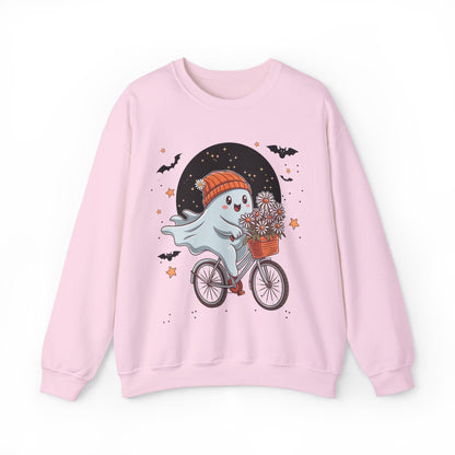 Bicycle Ghost Crewneck Sweatshirt