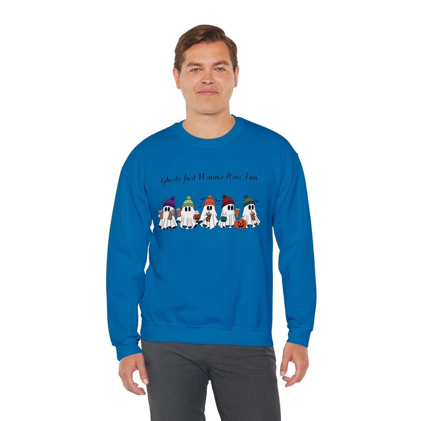 Ghosts Having Fun Crewneck Sweatshirt