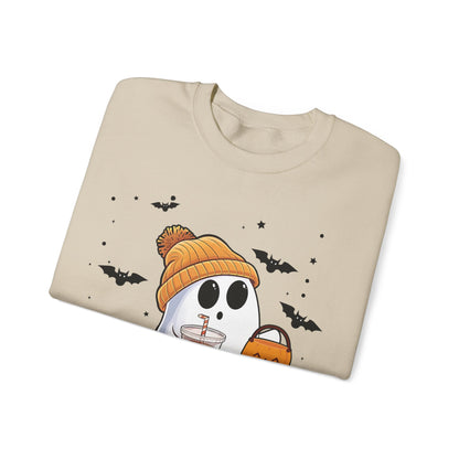 Trick of Treat Ghost Crewneck Sweatshirt