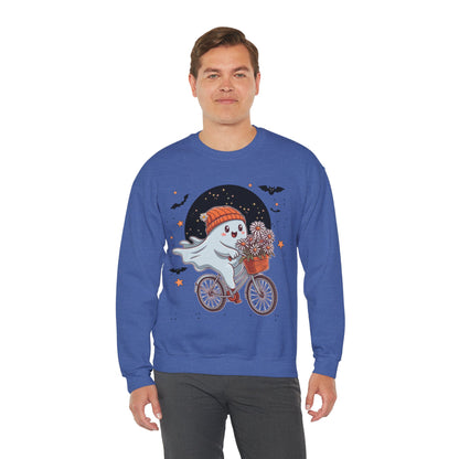 Bicycle Ghost Crewneck Sweatshirt