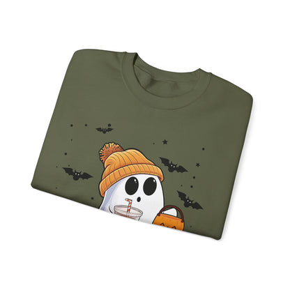 Trick of Treat Ghost Crewneck Sweatshirt