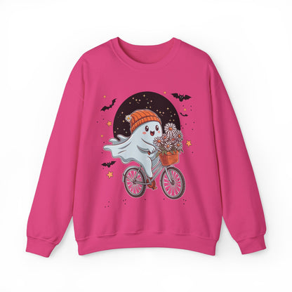 Bicycle Ghost Crewneck Sweatshirt