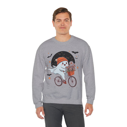 Bicycle Ghost Crewneck Sweatshirt