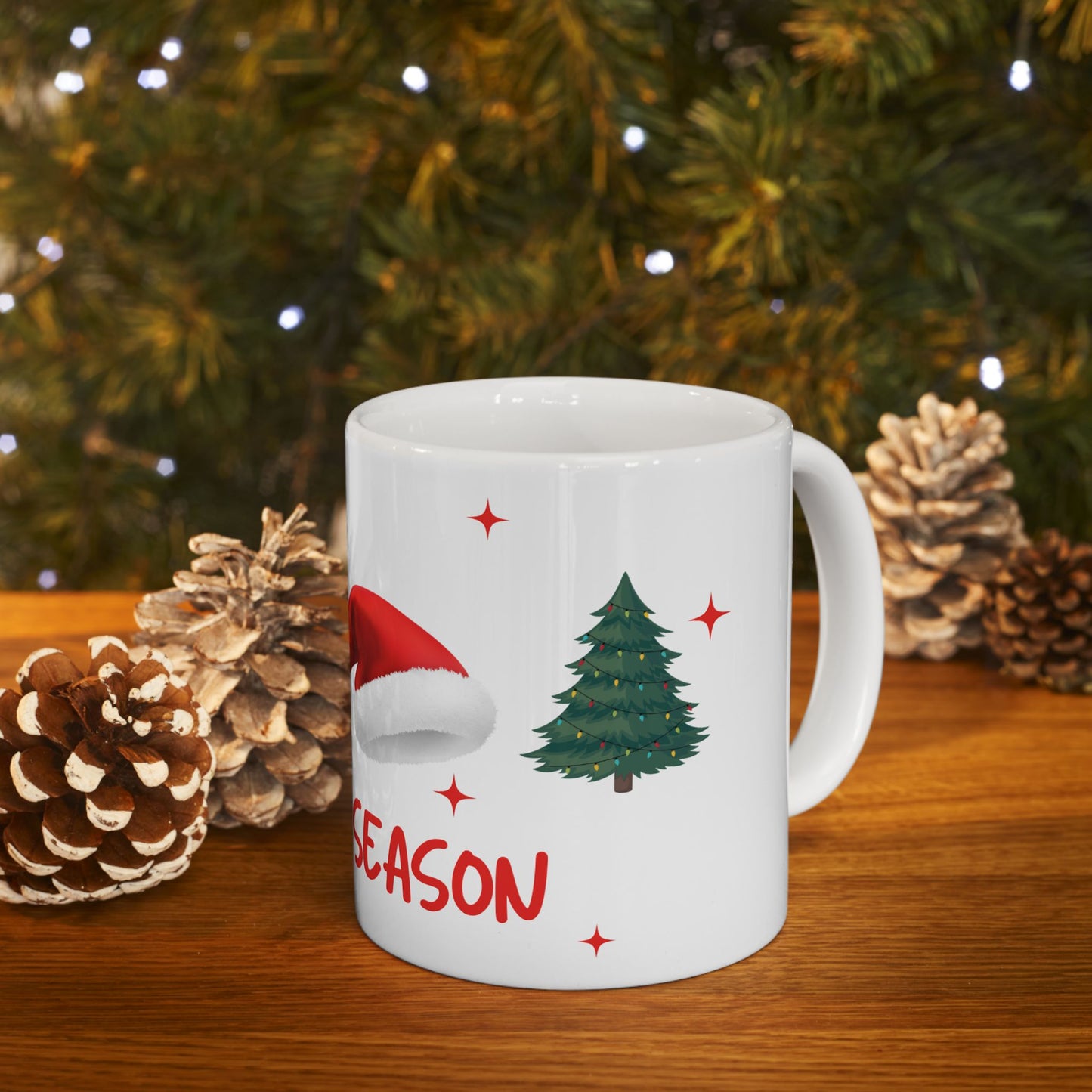 Tis The Season Ceramic Mug, (11oz)