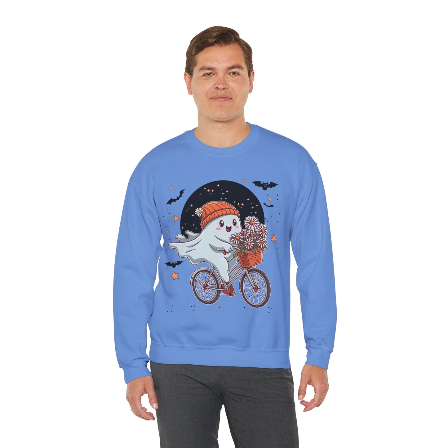 Bicycle Ghost Crewneck Sweatshirt