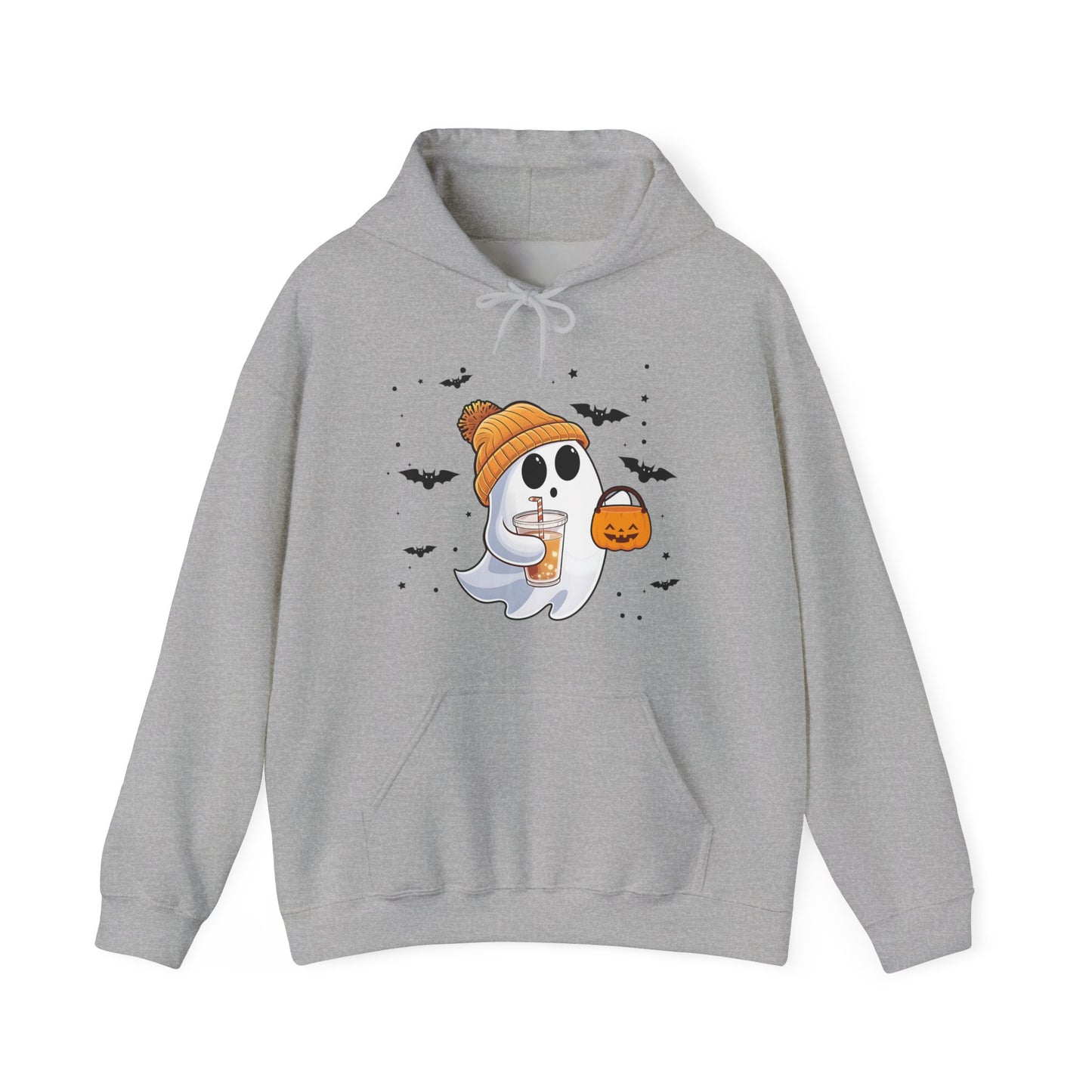 Trick or Treat Ghost Unisex Hooded Sweatshirt