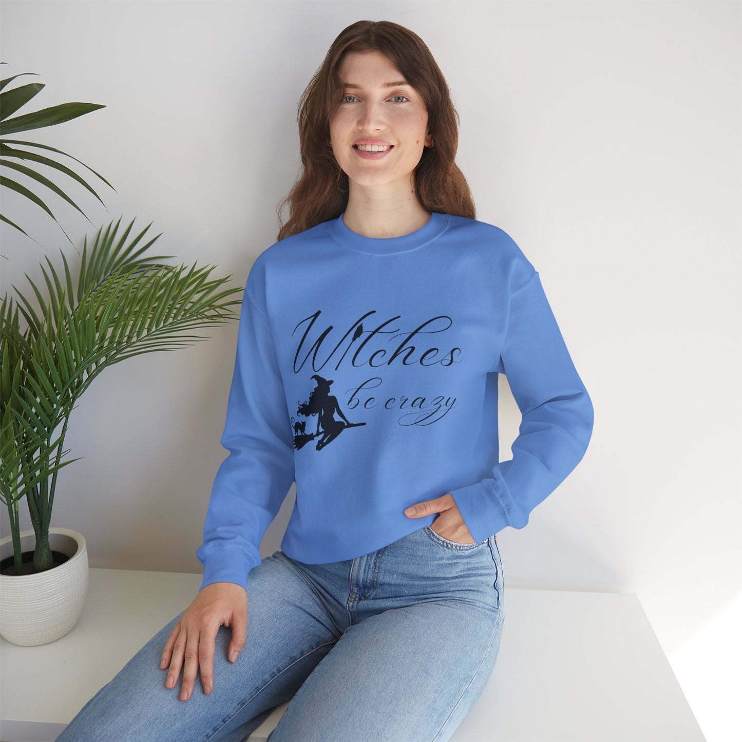 Witches Be Crazy Crewneck Sweatshirt