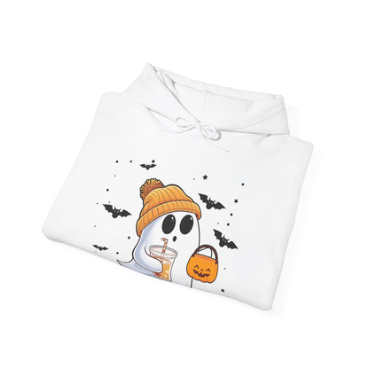 Trick or Treat Ghost Unisex Hooded Sweatshirt