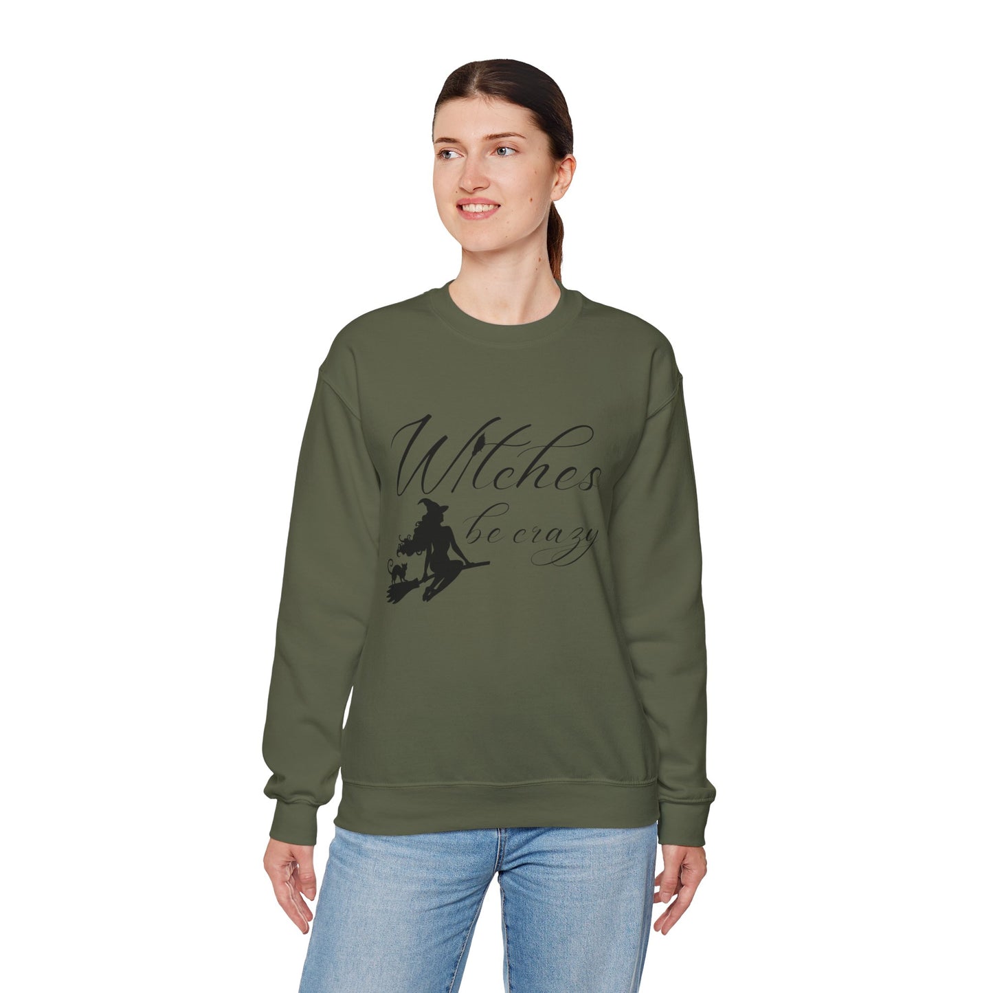 Witches Be Crazy Crewneck Sweatshirt