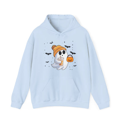 Trick or Treat Ghost Unisex Hooded Sweatshirt