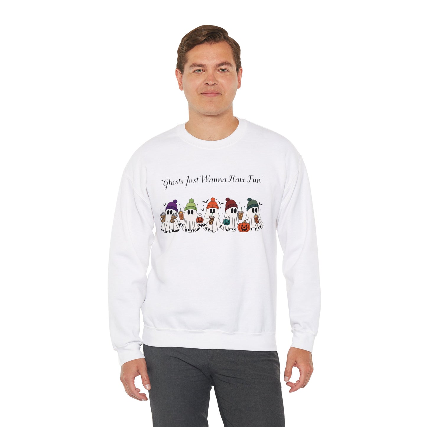 Ghosts Having Fun Crewneck Sweatshirt