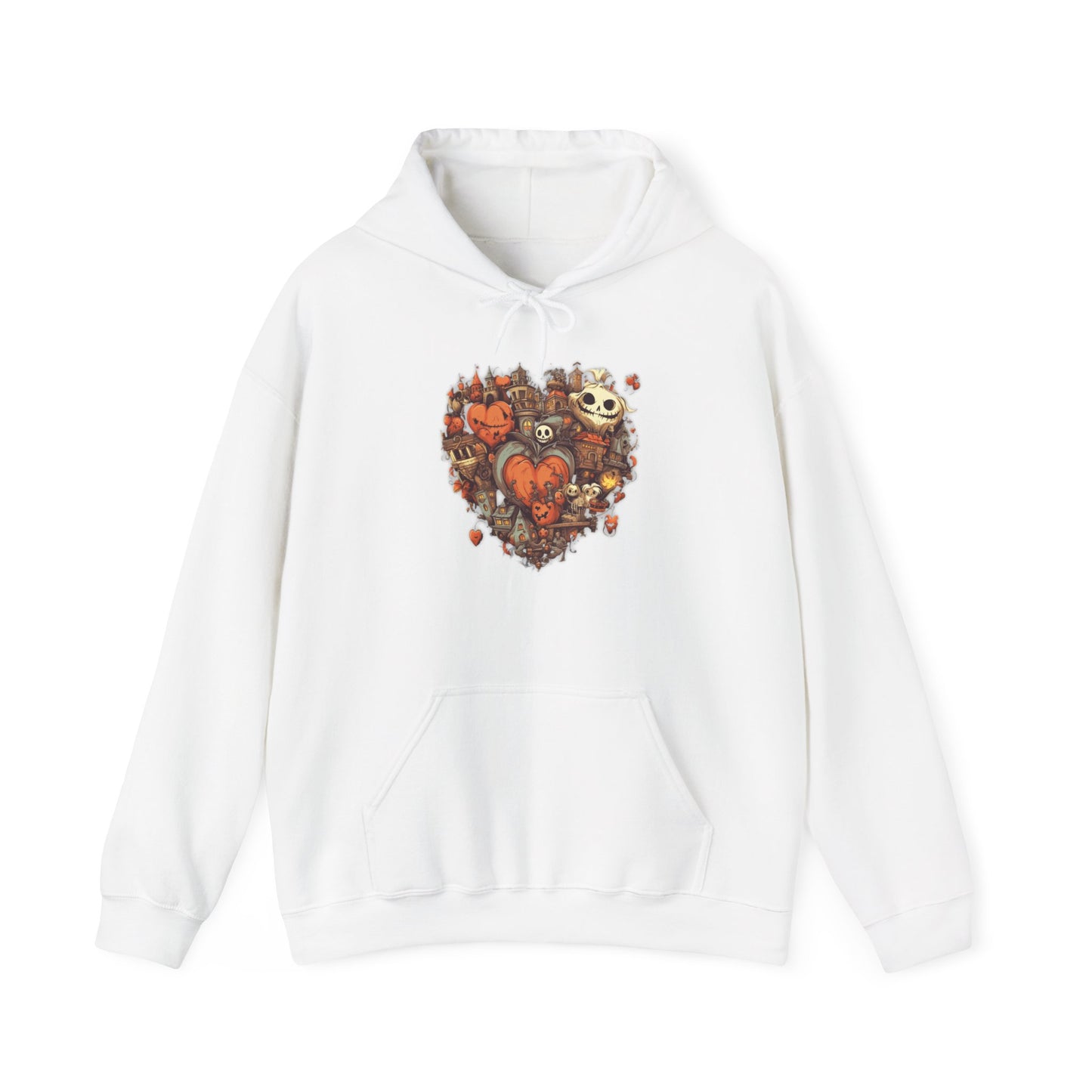 Halloween Heart Unisex Hooded Sweatshirt