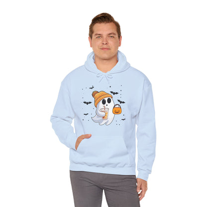 Trick or Treat Ghost Unisex Hooded Sweatshirt