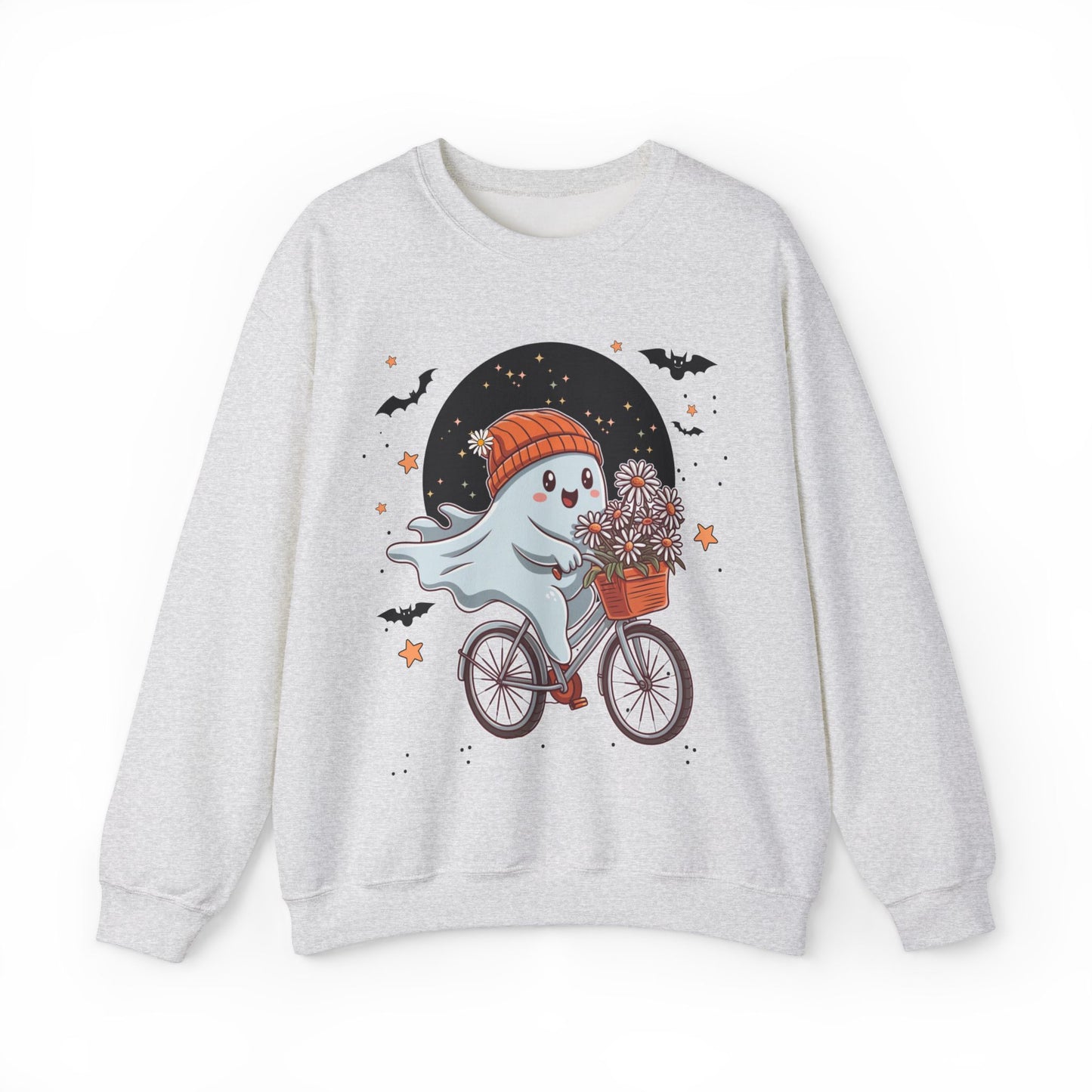 Bicycle Ghost Crewneck Sweatshirt