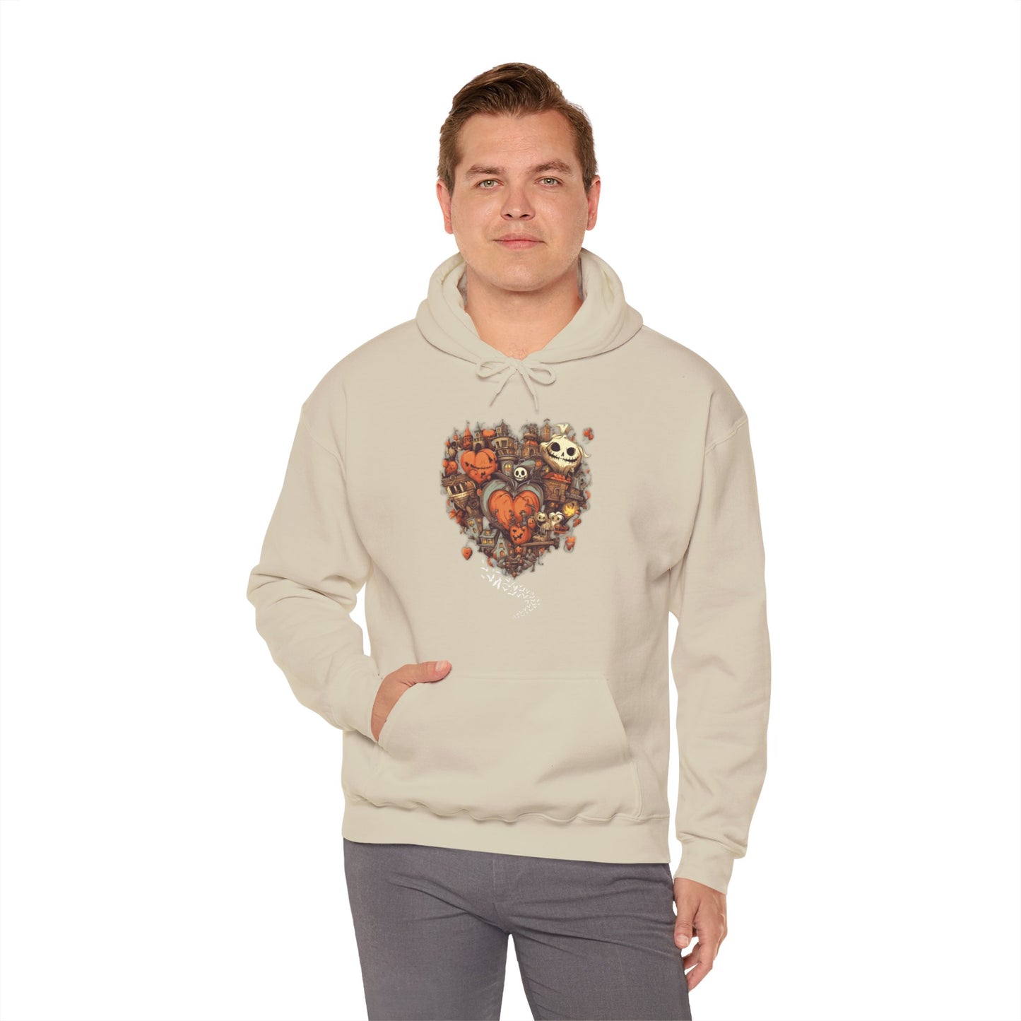 Halloween Heart Unisex Hooded Sweatshirt