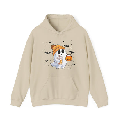 Trick or Treat Ghost Unisex Hooded Sweatshirt