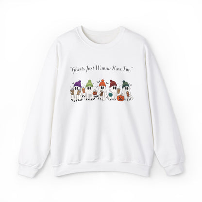 Ghosts Having Fun Crewneck Sweatshirt