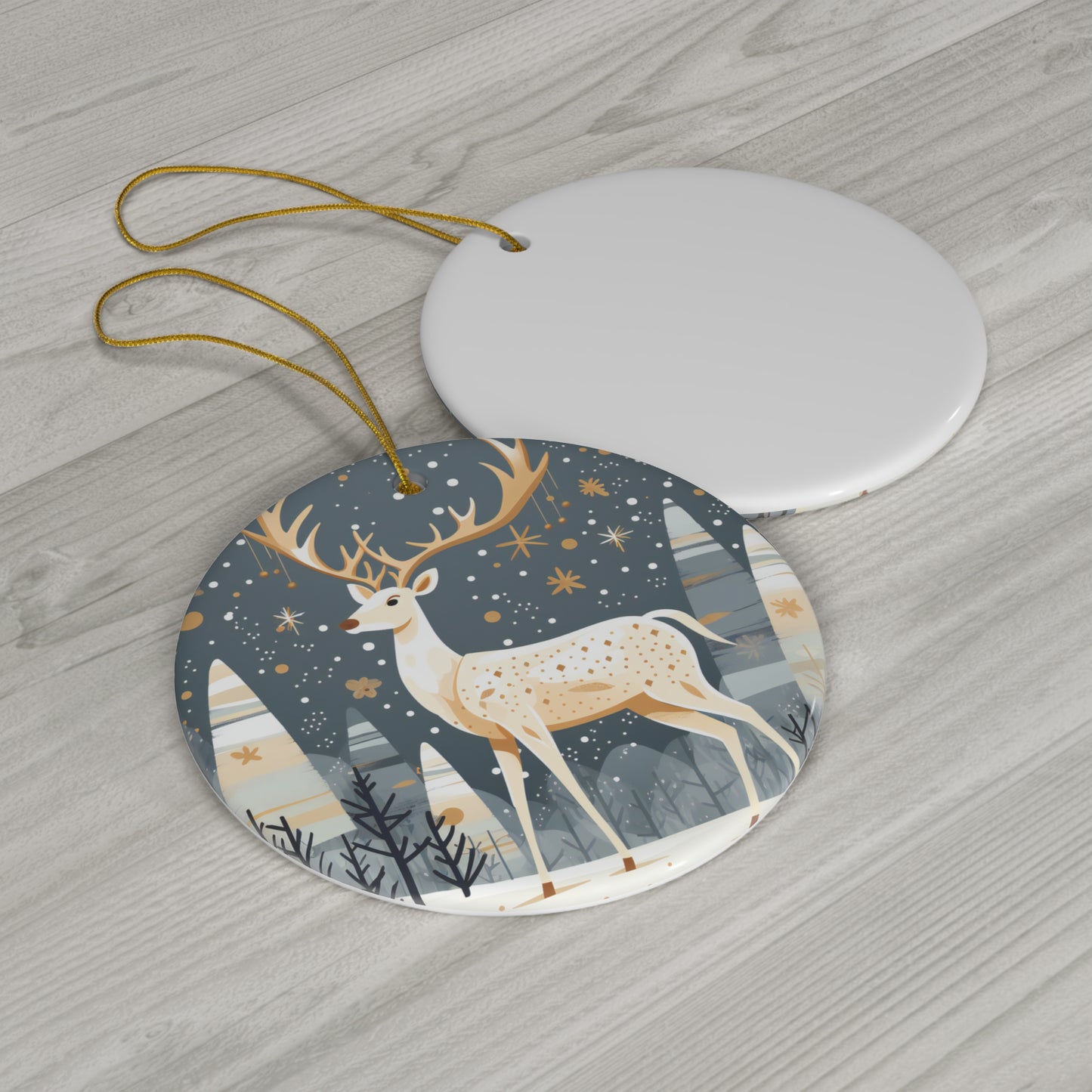 Graceful Deer Christmas Ornament